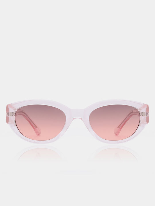 A.Kjaerbede Unisex Sonnenbrillen mit Rosa Rahmen und Rosa Gläsern KL18315-23
