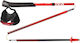 Salomon Compact Trekking Poles from Carbon Fiber 2pcs Red