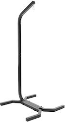 Bază Pentru Leagăn De Grădină Metalică Neagră 92x92x205cm