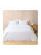 Rythmos Home Home Σετ Μαξιλαροθήκες με Φάσα Λευκές 50x70εκ.