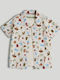 Kids Short-Sleeved Multicolour Shirt
