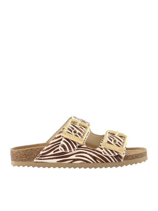 Colors Of California Women's Flat Sandals Brown