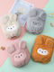 Kids Knitted Pink Gloves