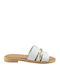 Women's Flat Sandals White