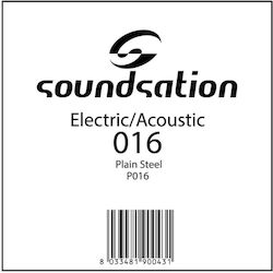 Soundsation P016 Einzel Stahl Akustikgitarrensaiten