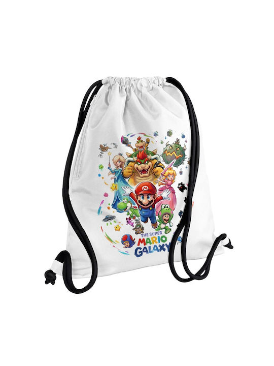 Koupakoupa Mario Galaxy Gym Backpack White
