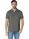 Kurzarm Herrenbluse Khaki