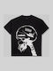 T-shirt Μαύρο