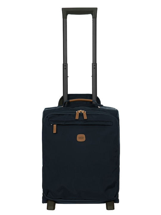 Bric's Milano X-travel Cabin Suitcase Ocean Blue with 4 Wheels Height 45cm