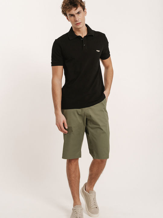 Edward Jeans Polo Μπλούζα Black