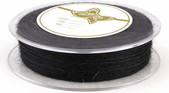 Lace String 0.1cm Black 50m