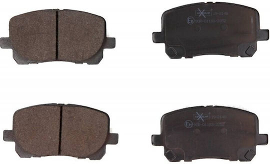 Toyota Avensis Verso 01-05 2.0 D4d Bremsbelag Vorderseite