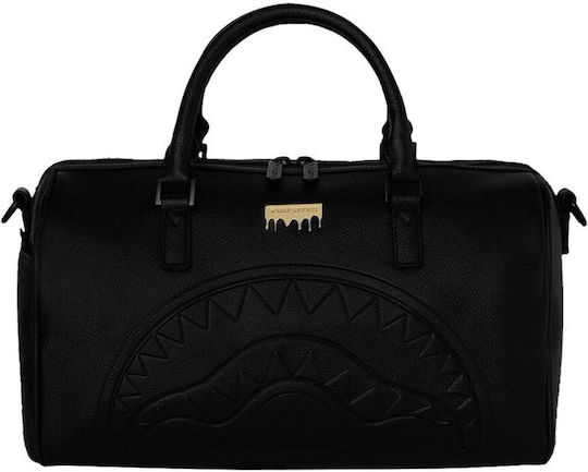 Sprayground Duffle Sack Voyage Black from Artificial Leather L32xW15xH24cm
