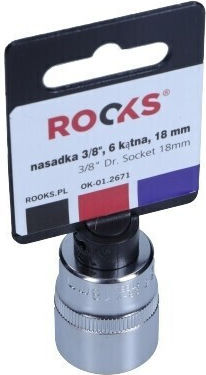 Rooks Καρυδάκι με Καρέ Υποδοχής 3/8" Διάμετρος 18mm