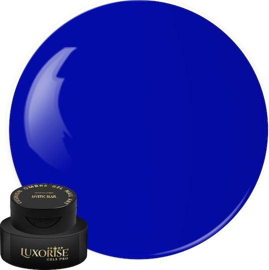 Uv Gel Nail Art Babyboomer Luxorise Cushion Ombre Velvet Albastru Mistic 2ml