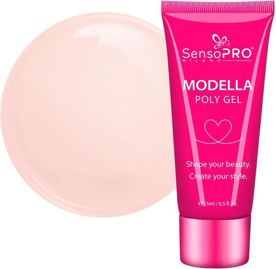 Polygel Modella Sensopro Milano Apricot Haze 15ml