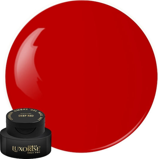 Uv Gel Nail Art Babyboomer Luxorise Cushion Ombre Catifea Roșie Închisă 2ml