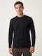 Long Sleeve Black Blouse
