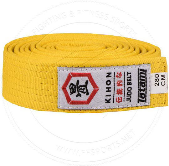Tatami Fightwear Ζώνη Judo Κίτρινη