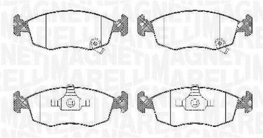 Τακάκια Φρένων Fiat Panda 12 Εμπρός Χωρίς Αισθητήρα 77366212