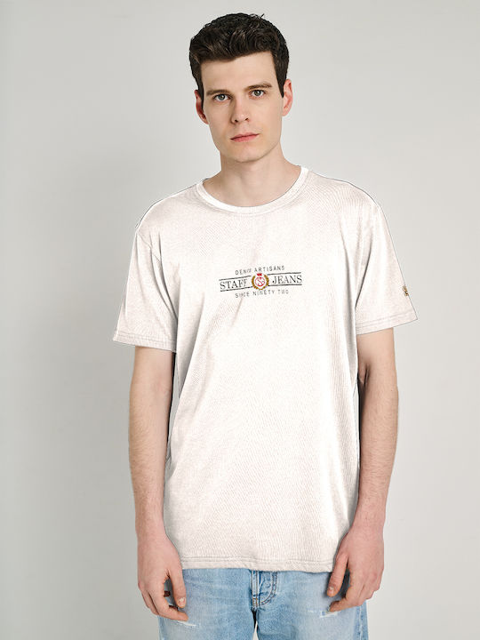 Staff Staff Men's Blouses T-shirt Ecru 64-015.0...