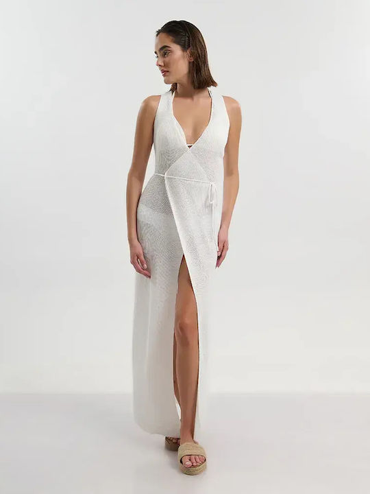 Ble Resort Collection Rochie Lungă De Plajă Pentru Femei Albă
