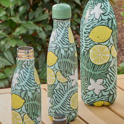 5Five Μπουκάλι Θερμός Ανοξείδωτο 500ml Lemons