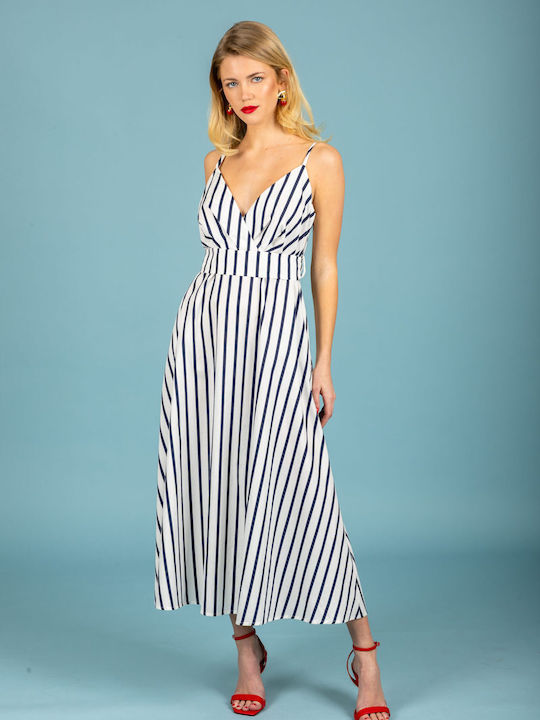 Summer Midi Dress Blue 131-81883-Blue