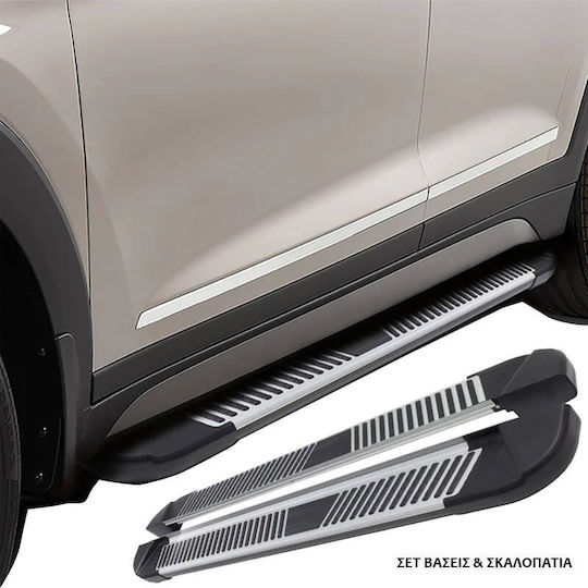 Side Steps Bases Mercedes-Benz Citan 2013-2021 W415 Renault Kangoo 2008-2015 Pl 193cm 2 Pieces Aluminum Mercedes Benz Omtec Automotive