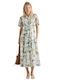 Sommer Midi Hemdkleid