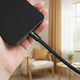 Forcell Равен USB 2.0 Кабел USB-C Мъжки - USB-C 240W Черен 1.2m