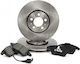 Set Bremsbelag Scheiben Für Audi A3 8l1 1.6 A3 8l1 1.8 A3 8l1 1.8 T A3 8l1 1.9 Tdi