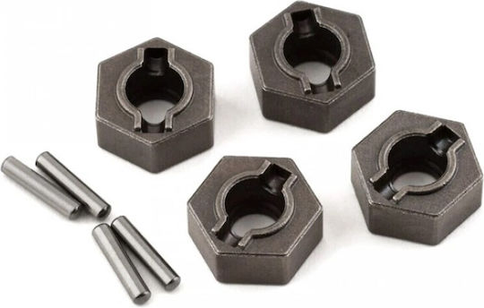 Bucșe Roți 12mm Hexagon Oțel Hd 4 Pentru Upgrade #9080 Ax 6mm