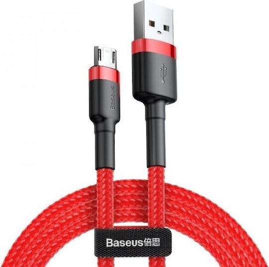 Cablu USB Micro USB Baseus Cafule 1.5A 2M Roșu