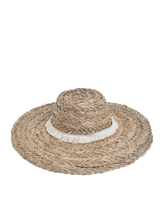 Ble Resort Collection Γυναικείο Ψάθινο Καπέλο Μπεζ