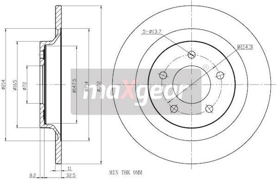 Δίσκος Φρένων Mazda Πίσω 5 05 Τροχοί 16 08a71111