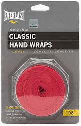 Everlast Boxing Wraps 275 Cm Red Everlast Boxing Wraps 275 Cm Red