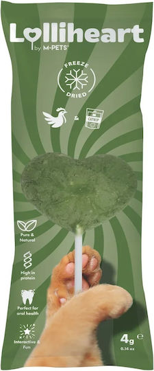 Răsfățuri Pentru Pisici M-pets Lolliheart Pui Cu Catnip 4gr