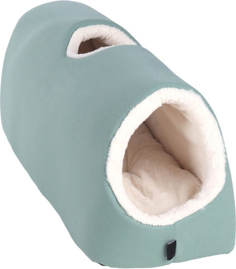 Katzenbett Tunnel Flamingo Onna Grünes 25x75x25cm