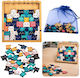 Ξύλινο Παιδικό Puzzle Pcs. 62pcs Lean Toys