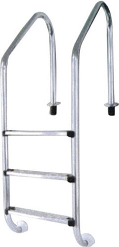 Standard Pooltreppe aus Rostfreiem Stahl 4,2x4,2cm