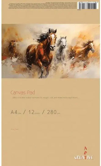 Creative Μπλοκ Canvas A4 12 Φύλλα 75312