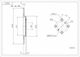 Zurück Bremsscheibe Yaris 1.4d-4d 05 424310d060000