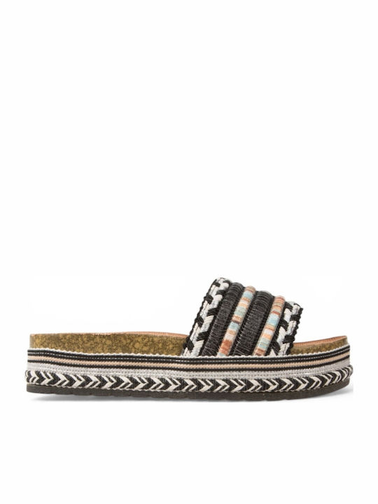Women's Flat Sandals Black