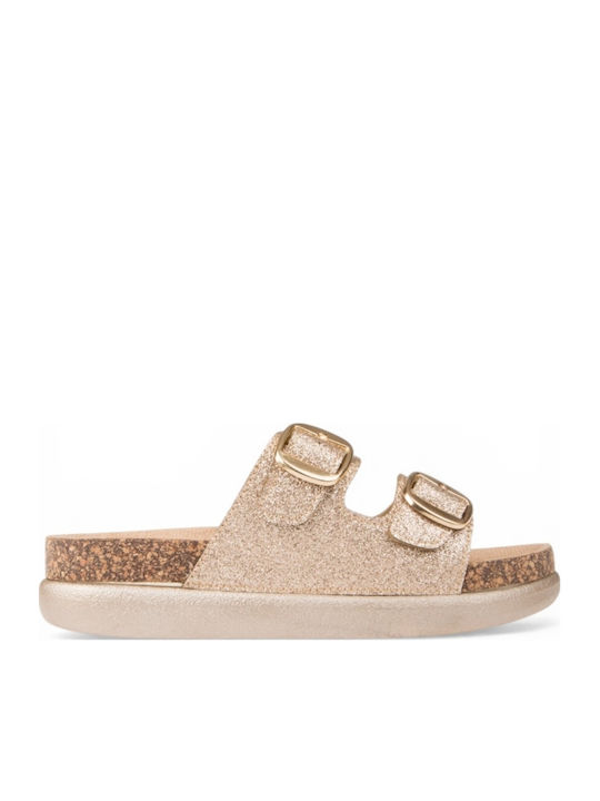 Women's Flat Sandals Rose Gold