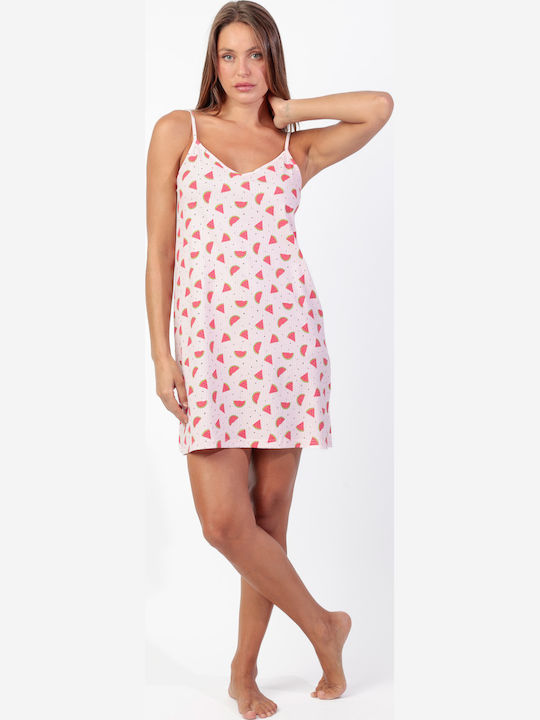 Admas Summer Women's Nightgown Pink