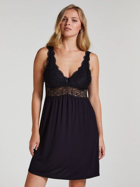 Hunkemöller Summer Women's Black Nightgown Nora