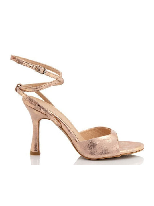 Leather Sandals Pink