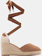 Platforme Dama Tip Espadrile Maro