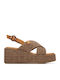 Women's Brown Summer Platforms